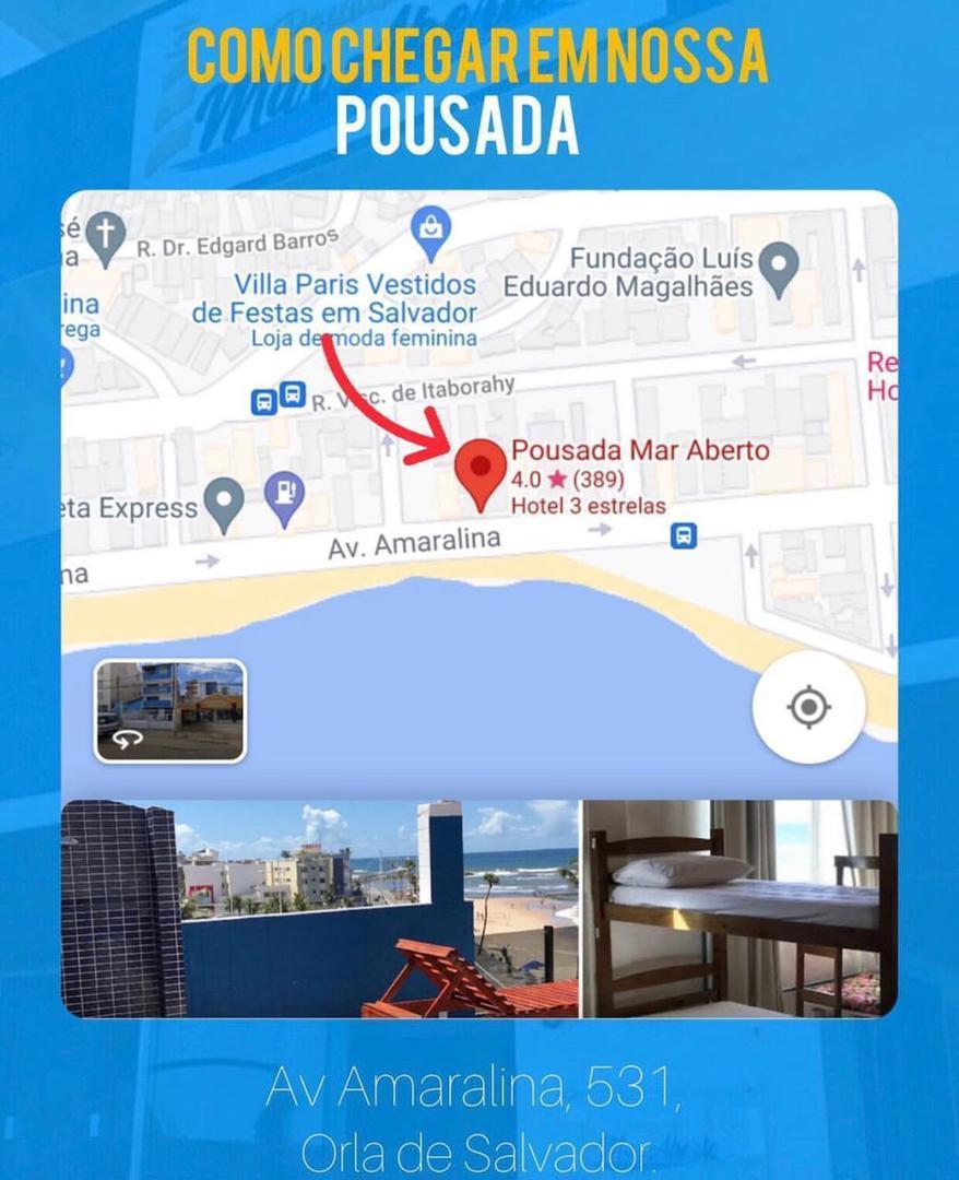 Pousada Mar Aberto Salvador Eksteriør billede